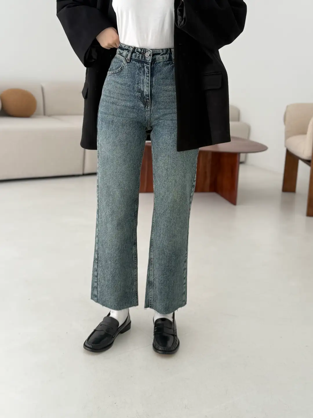 Premium Paçası Kesik Jean R206