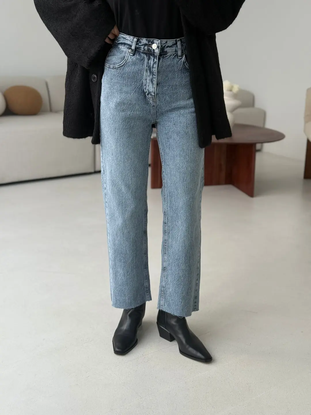 Premium Paçası Kesik Jean 224