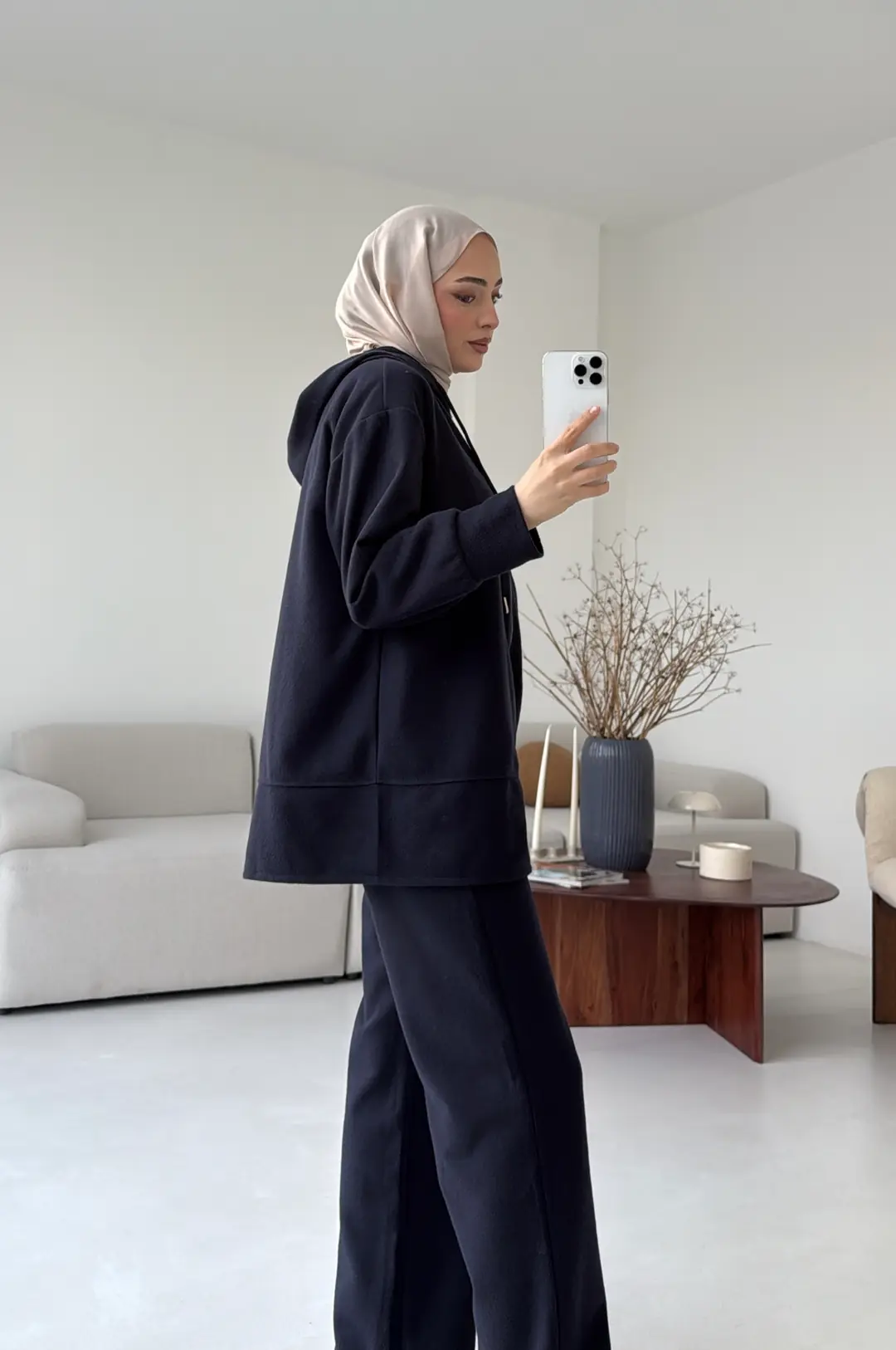 Örme Fermuarlı Takım Lacivert