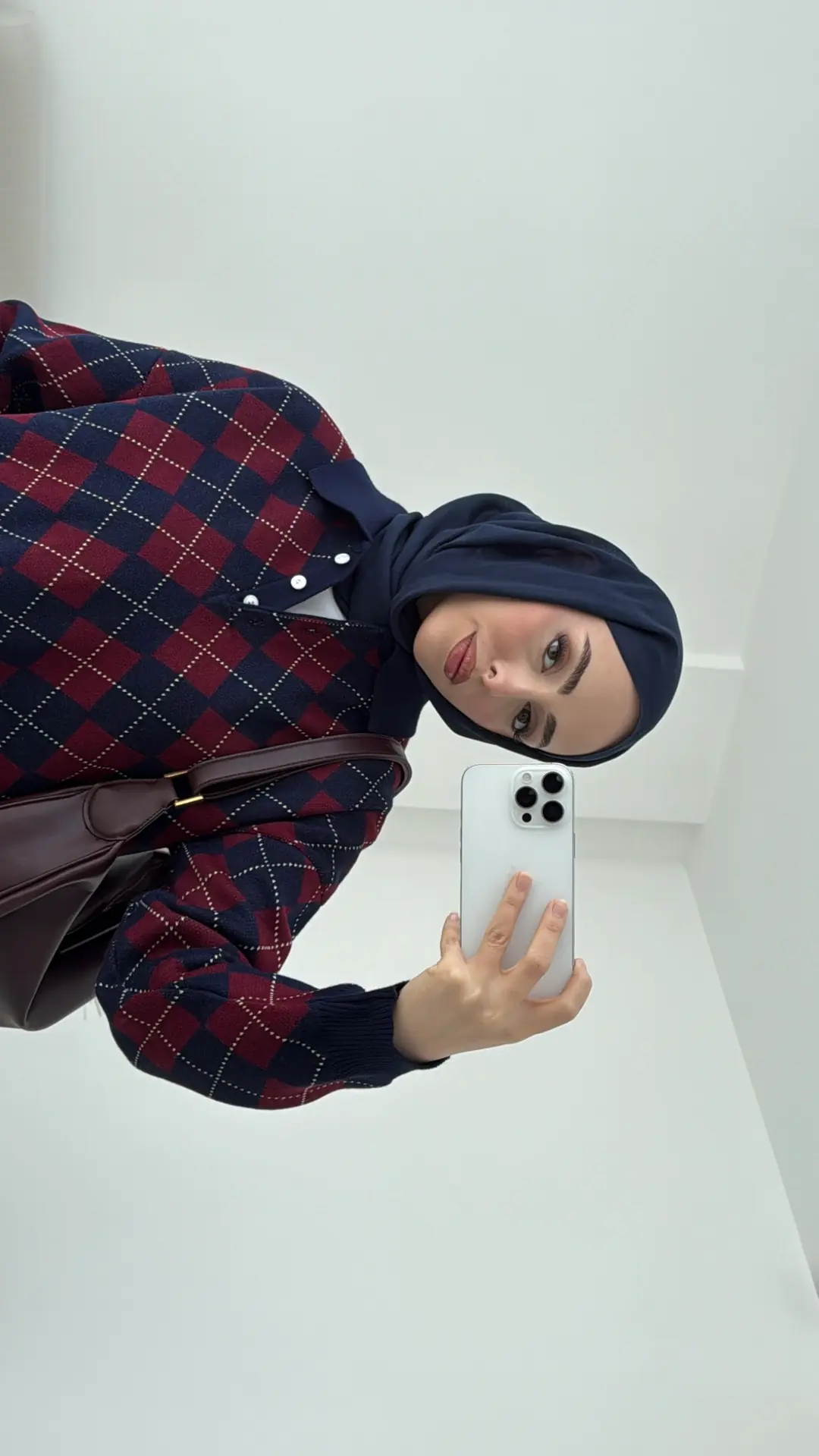 Triangle Desen Kazak Lacivert