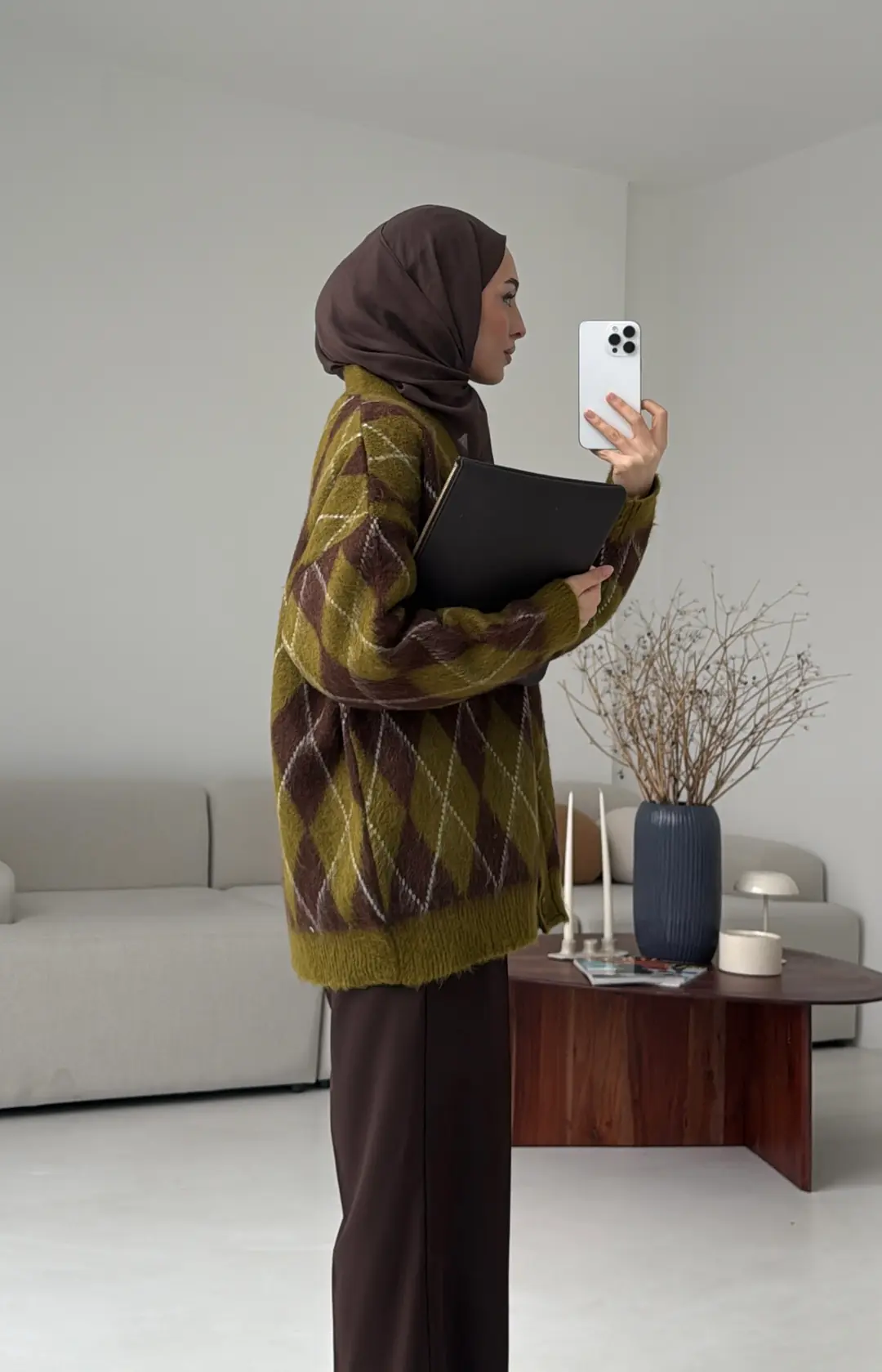 Kalın Hırka Kahve/Zeytin Yeşili