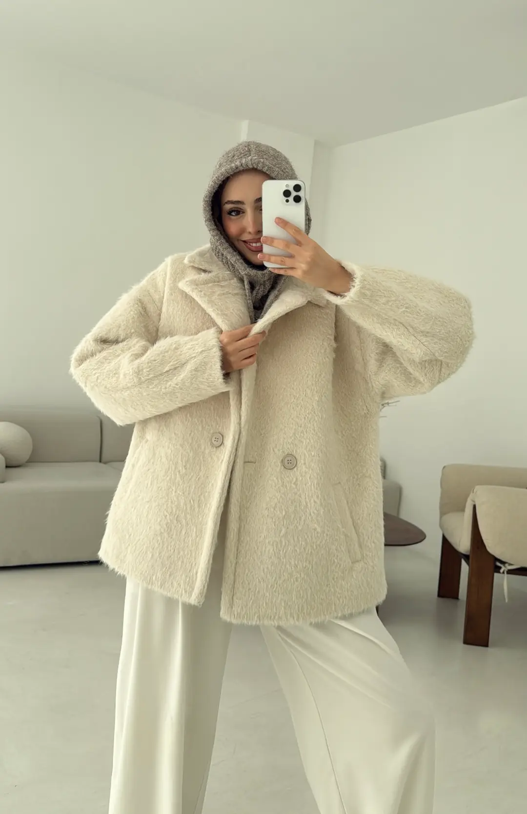Maxmara Eldivenli Kaban Bej