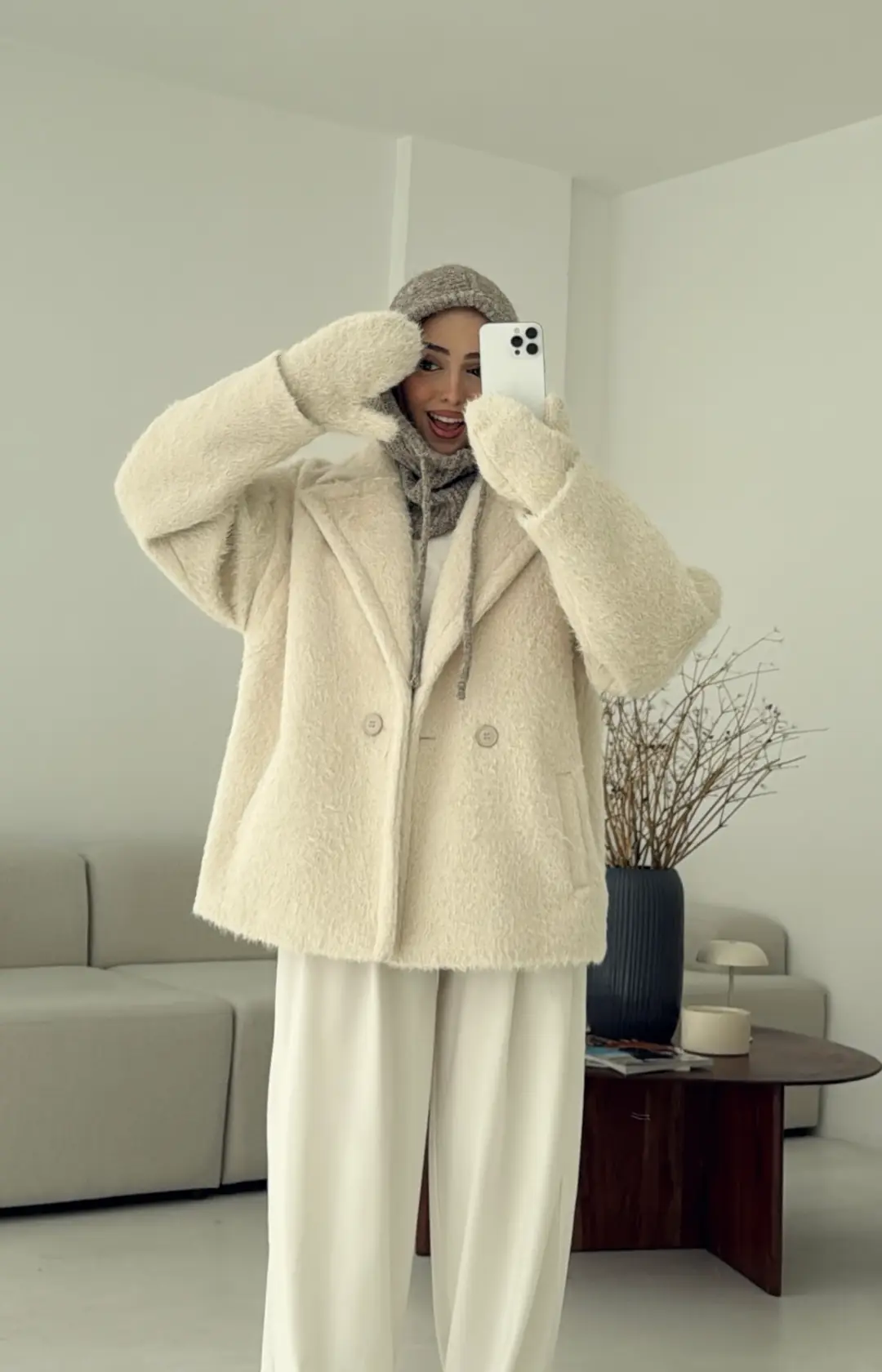 Maxmara Eldivenli Kaban Bej