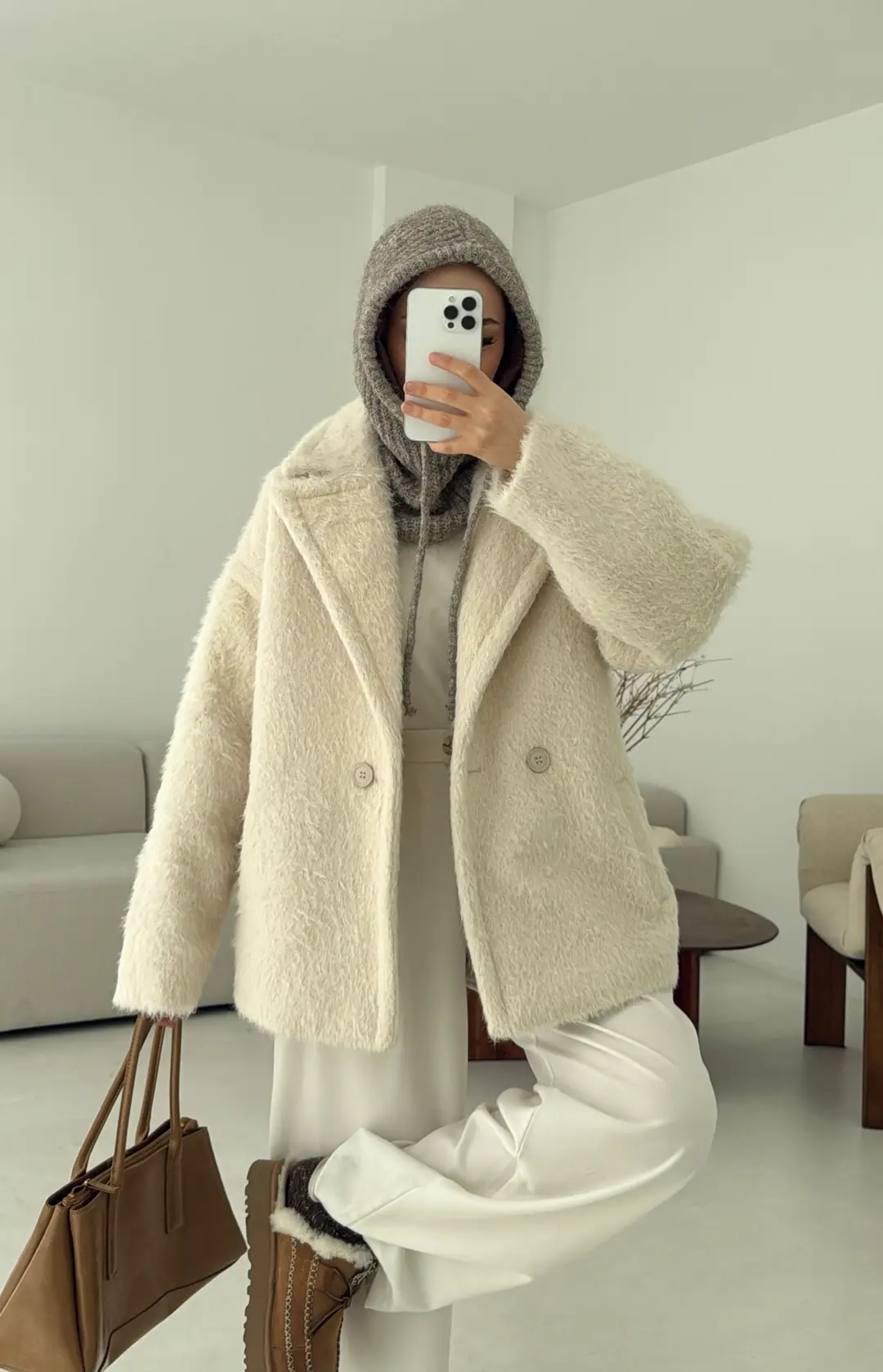 Maxmara Eldivenli Kaban Bej