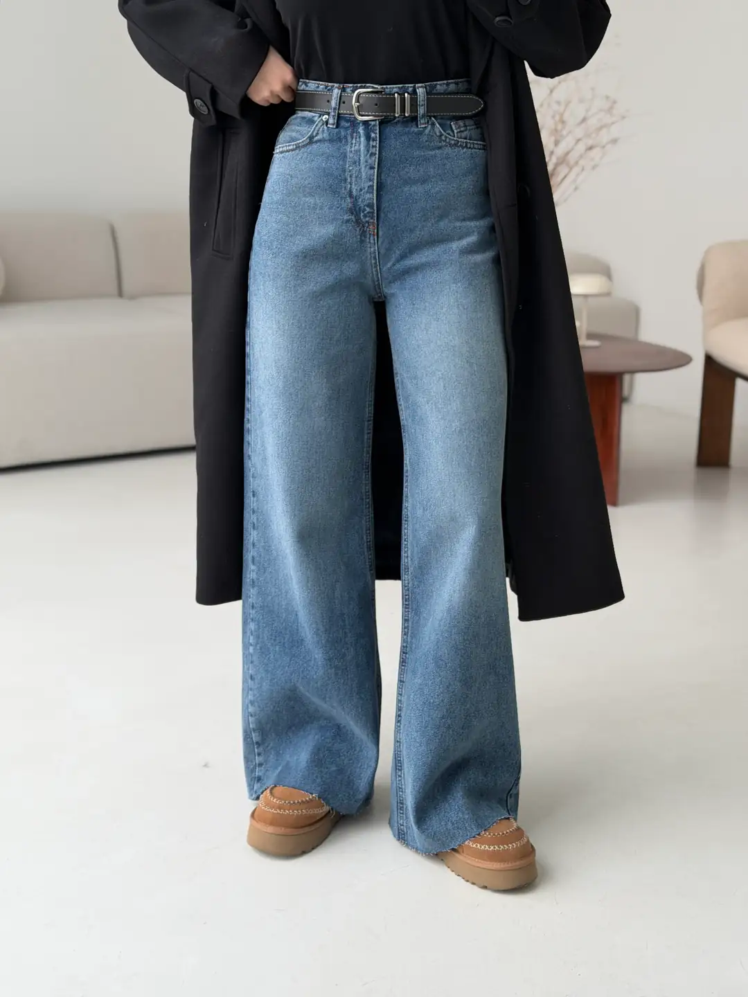 Wide Leg Jean R1011 (KEMER DAHİL DEĞİLDİR)