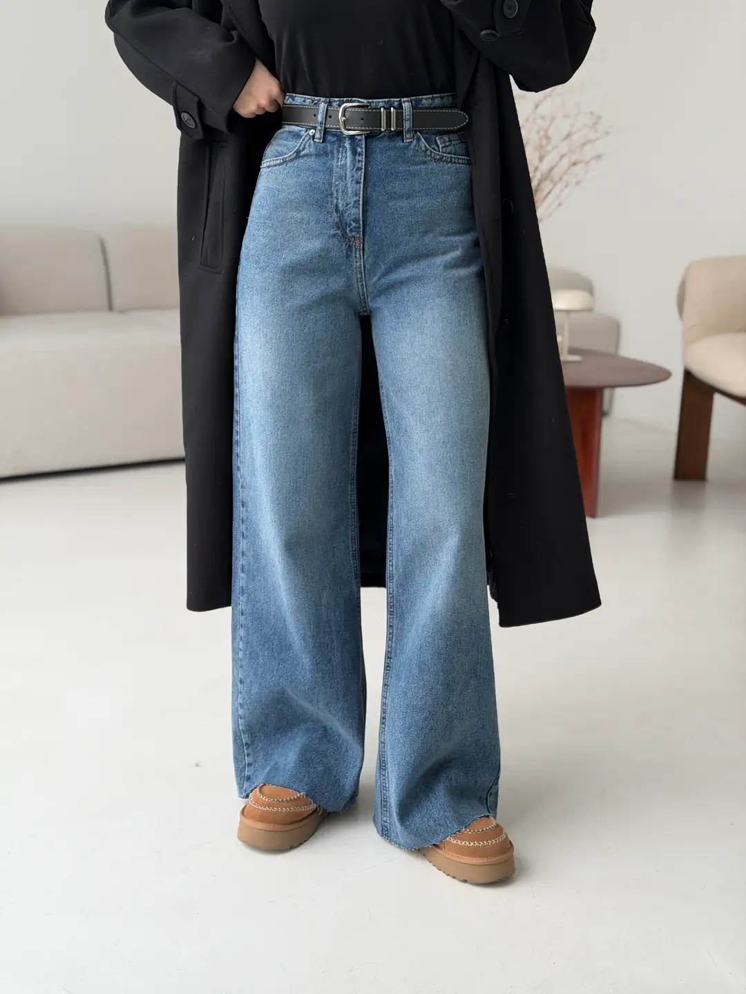 Wide Leg Jean R1011 (KEMER DAHİL DEĞİLDİR)