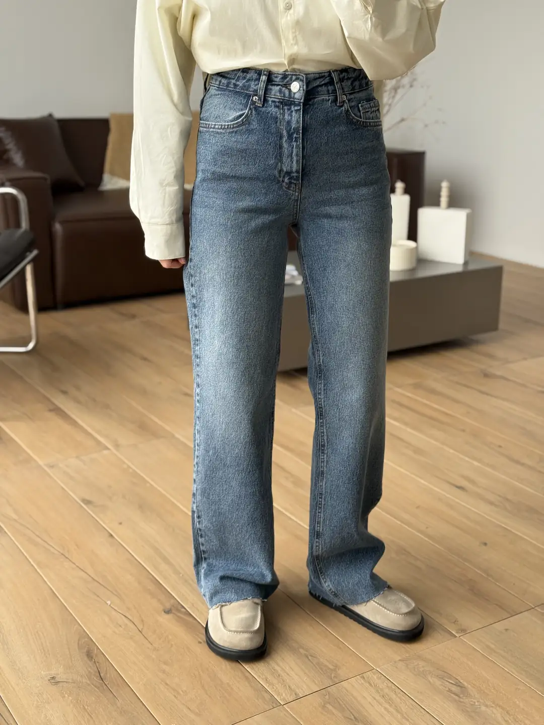 Straight Fit Tam Boy Jean