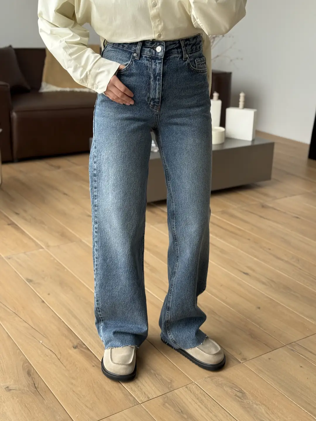 Straight Fit Tam Boy Jean
