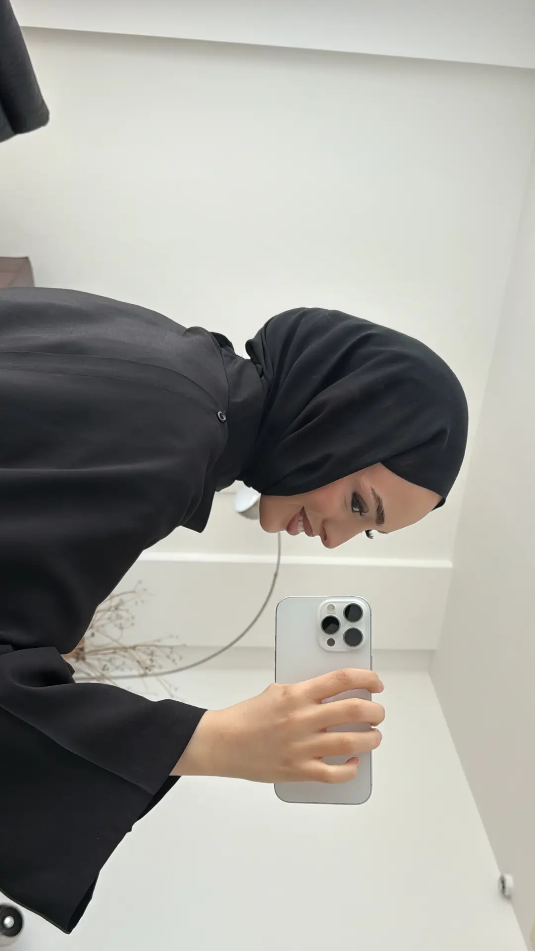 Hakim Yaka Bluz Gömlek Siyah
