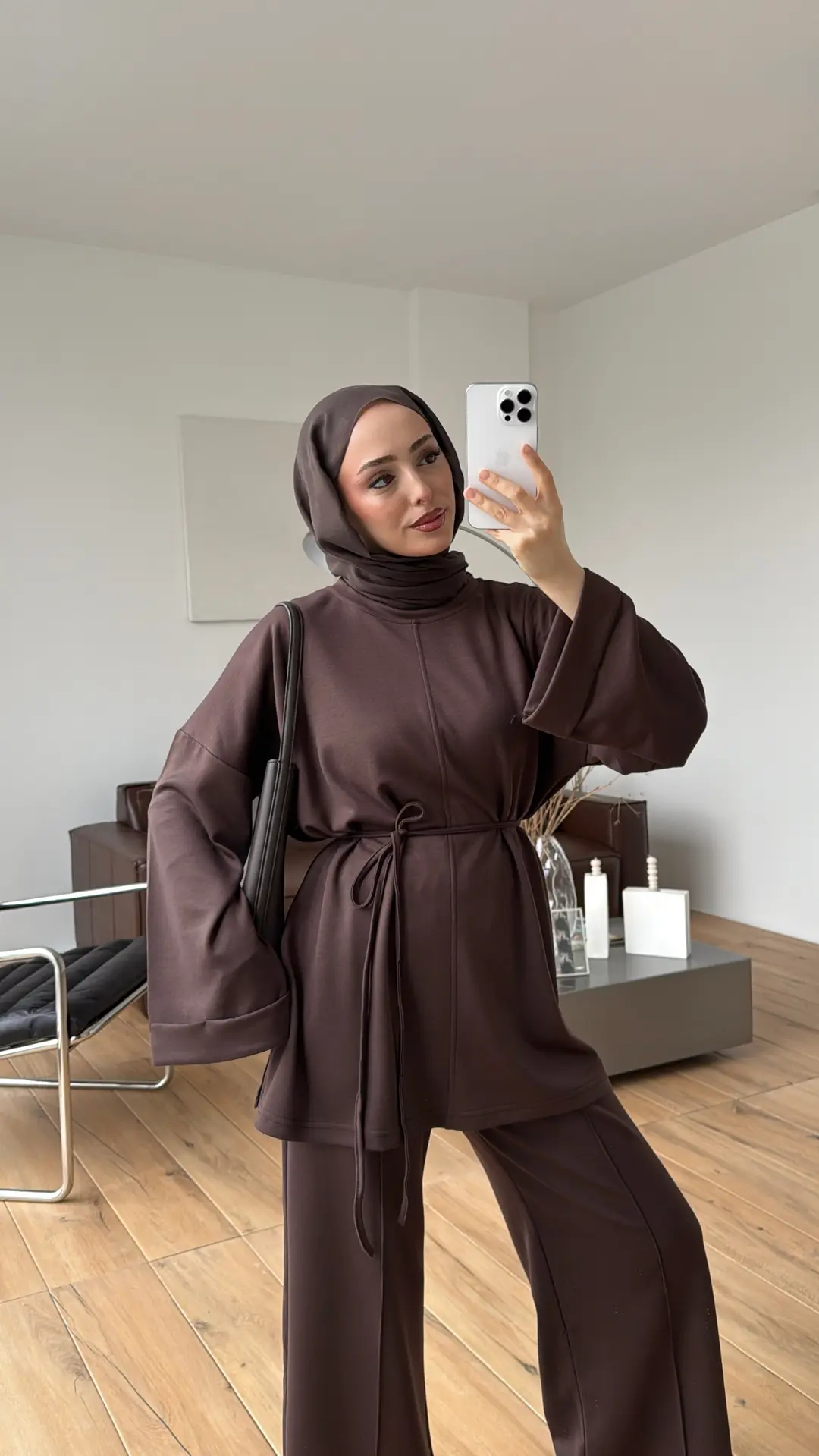 Cimalı Oysho Takım Kahve