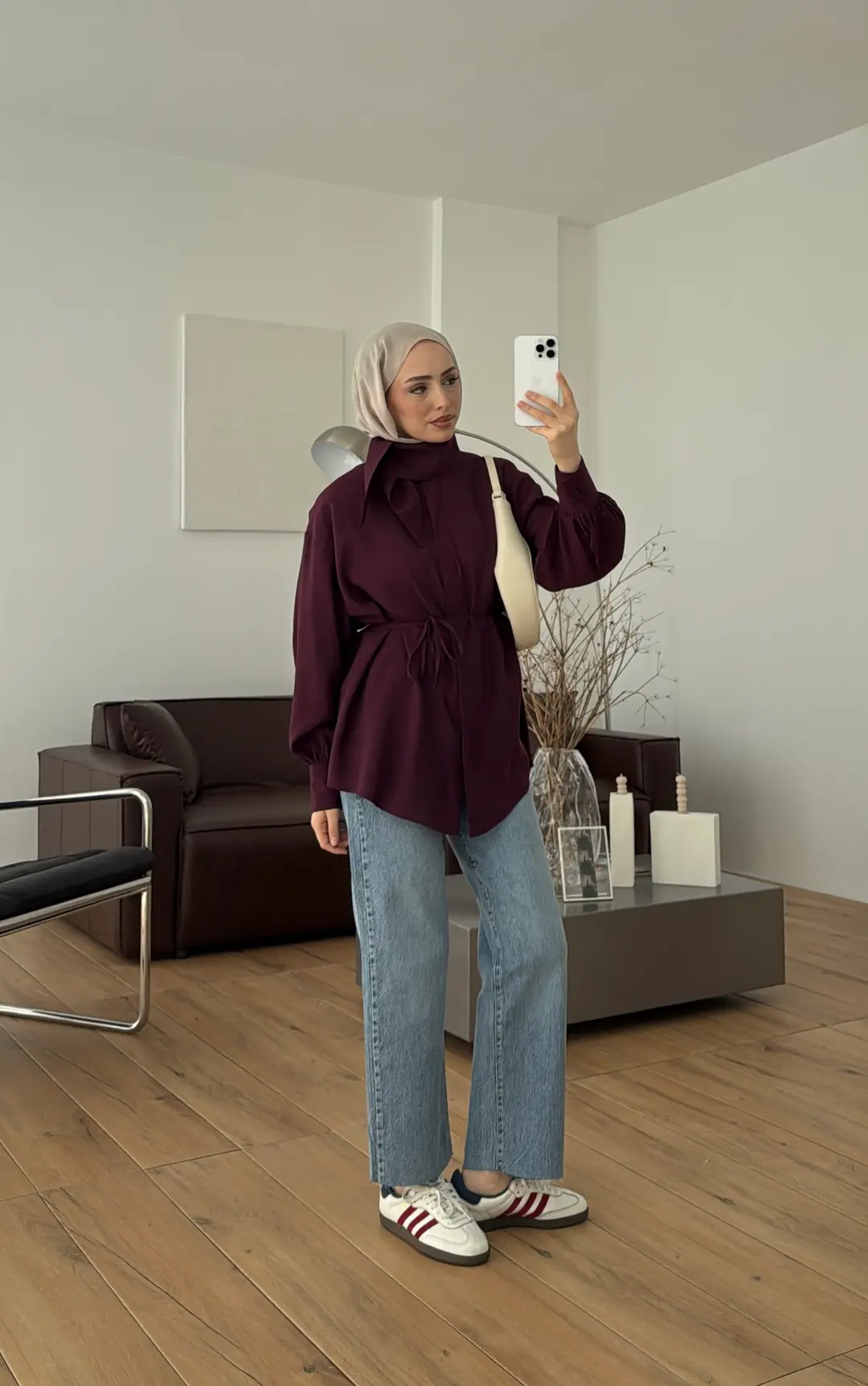 Patlı Gömlek Bordo