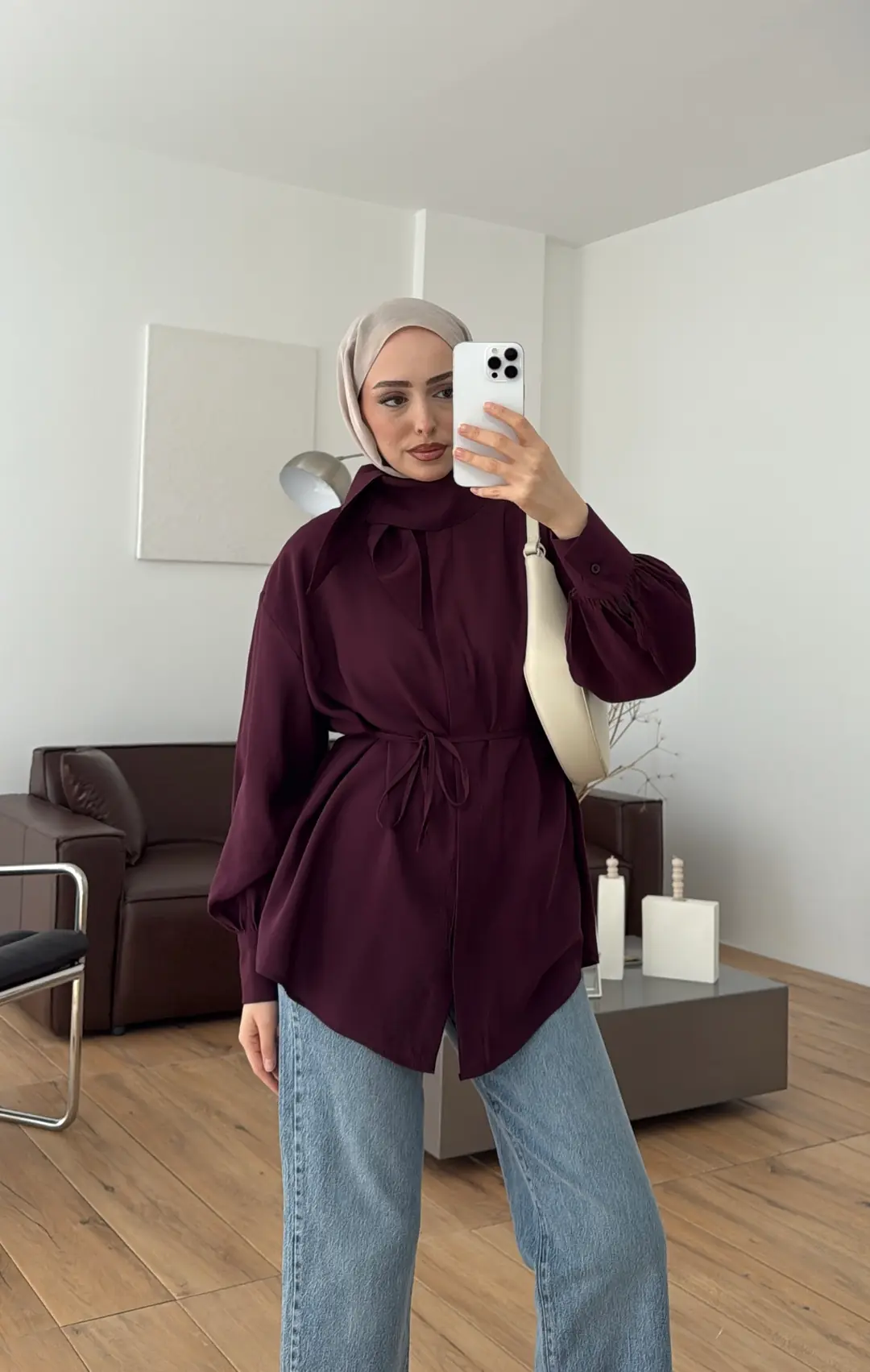 Patlı Gömlek Bordo