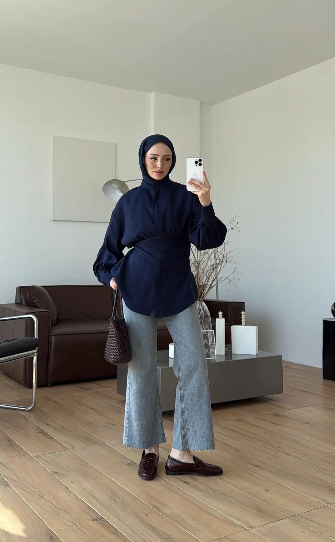 Patlı Gömlek Lacivert