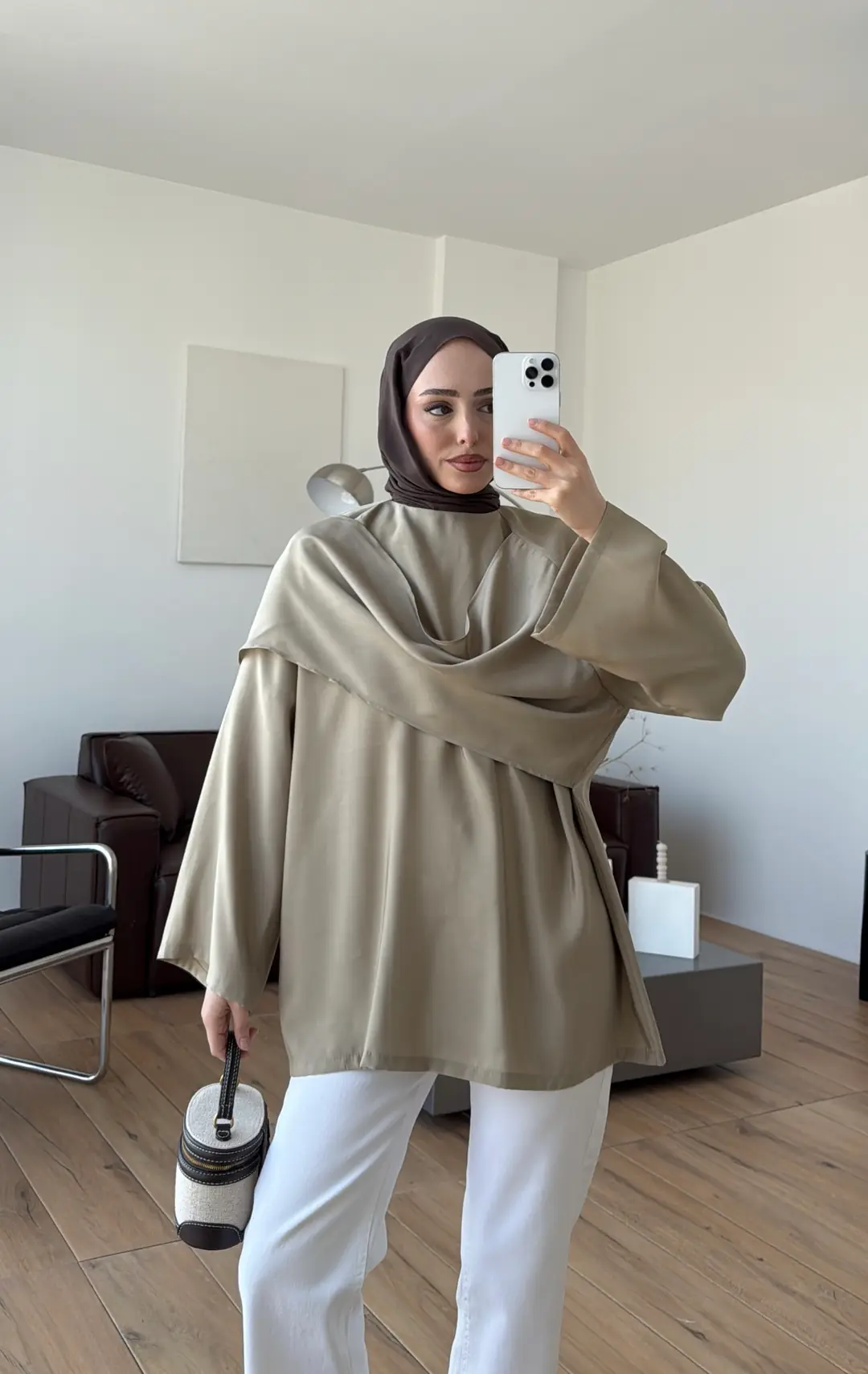 Yandan Şallı Tunik Acık Yeşil