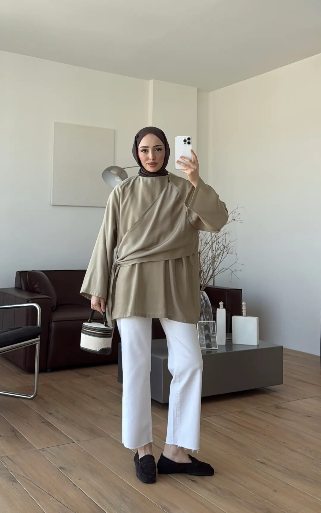 Yandan Şallı Tunik Acık Yeşil