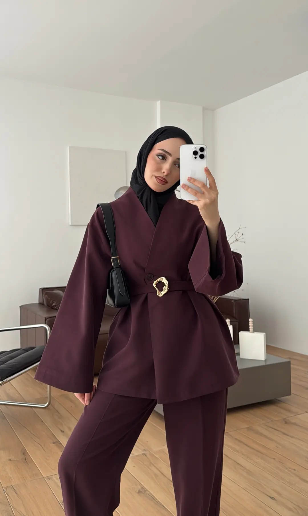 Toka Kemerli Takım Bordo