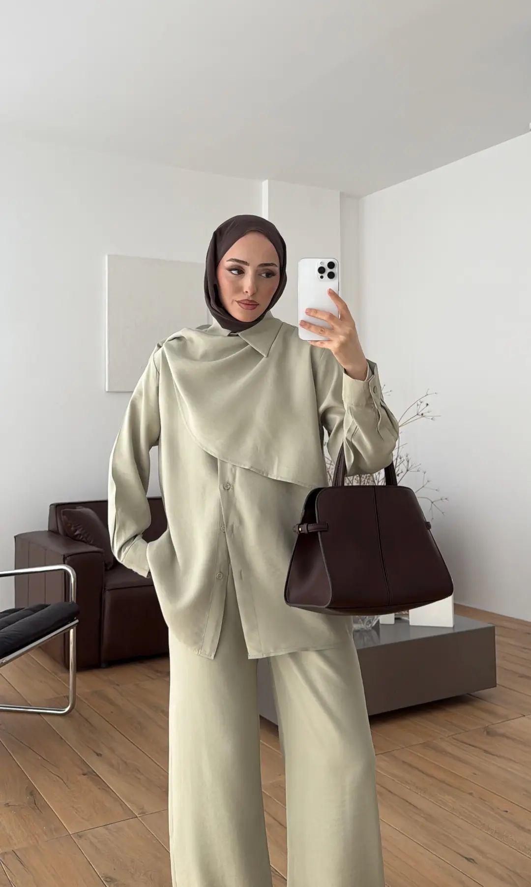 Şal Detay Takım Mint