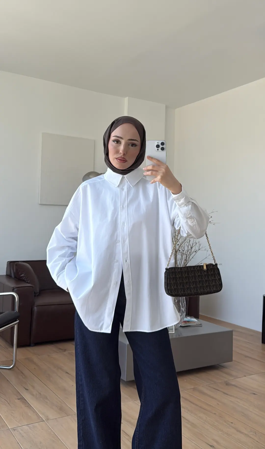 Basic Poplin Gömlek Beyaz