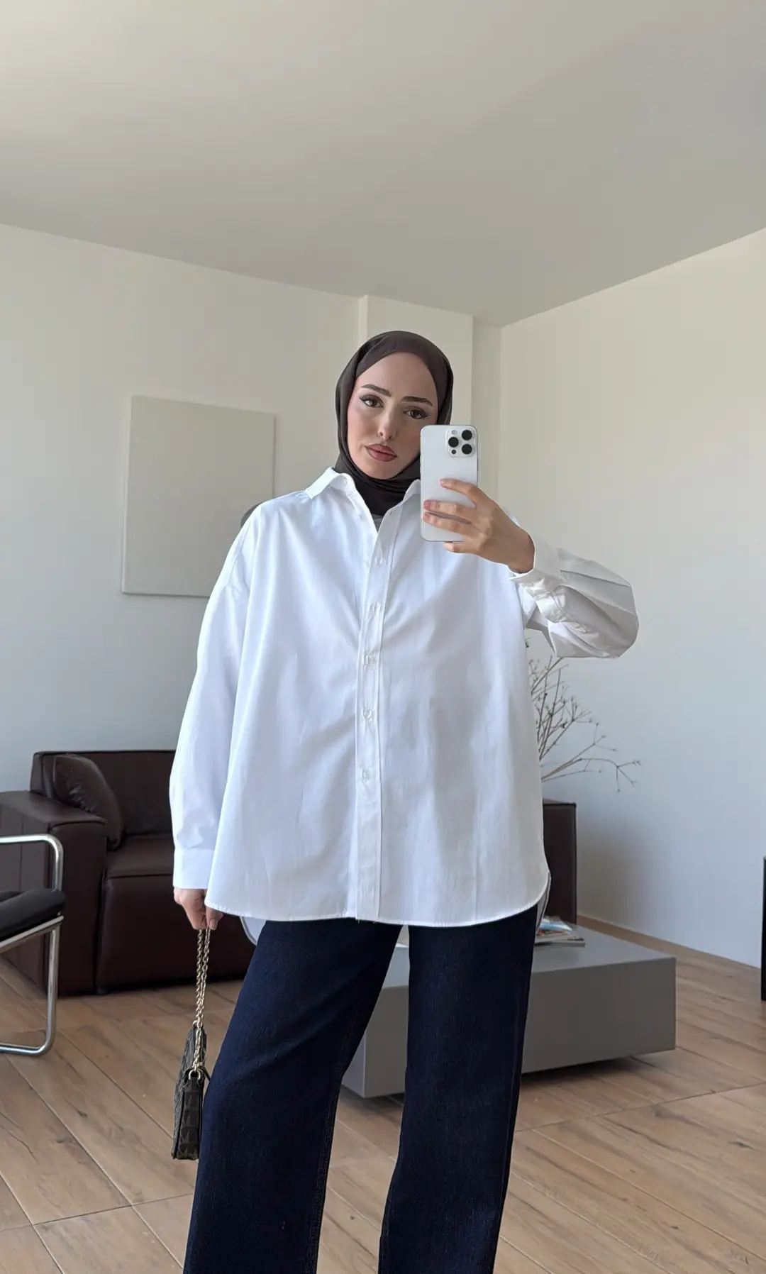 Basic Poplin Gömlek Beyaz