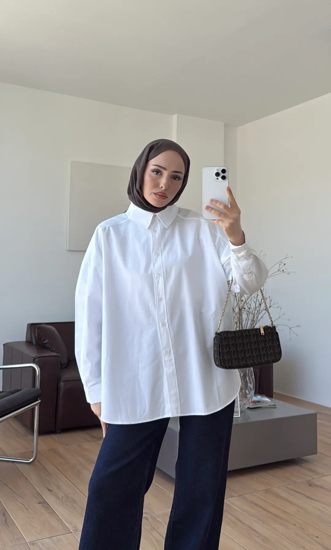 Basic Poplin Gömlek Beyaz