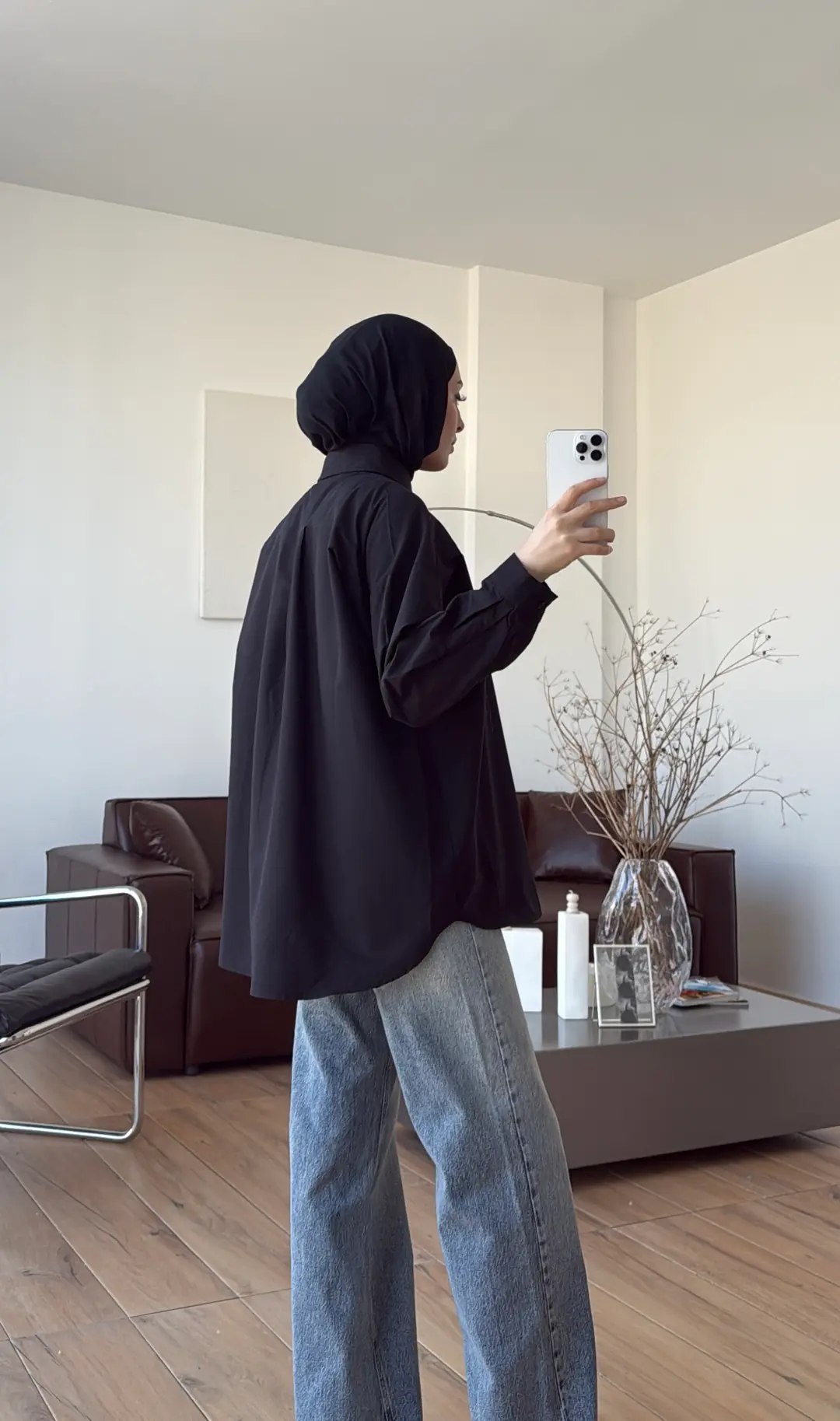 Basic Poplin Gömlek Siyah