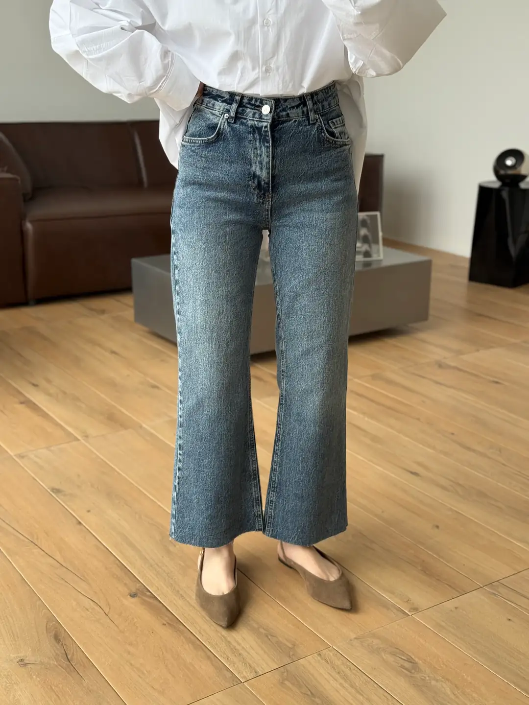 Paçası Kesik Premium Jean R277