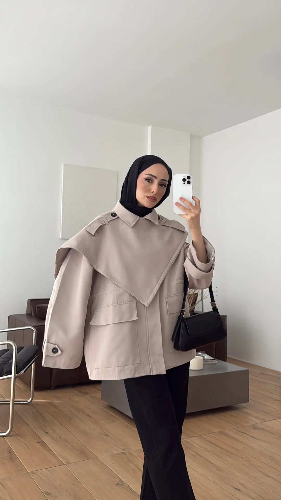 Çift Kullanımlı Trençkot Taş
