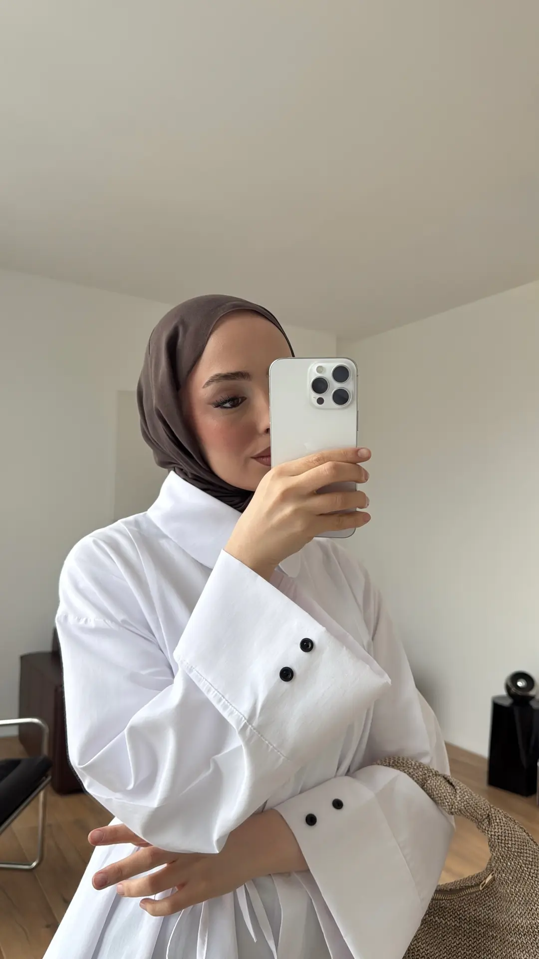 Volanlı Gömlek Beyaz