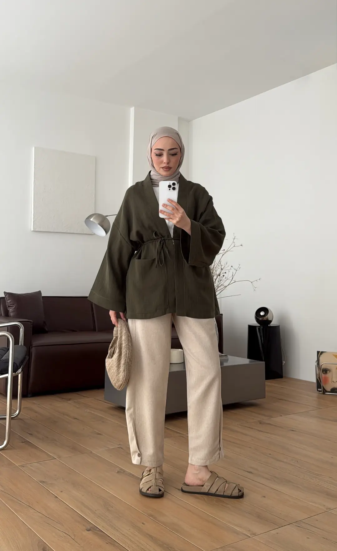 Müslin Kimono Haki