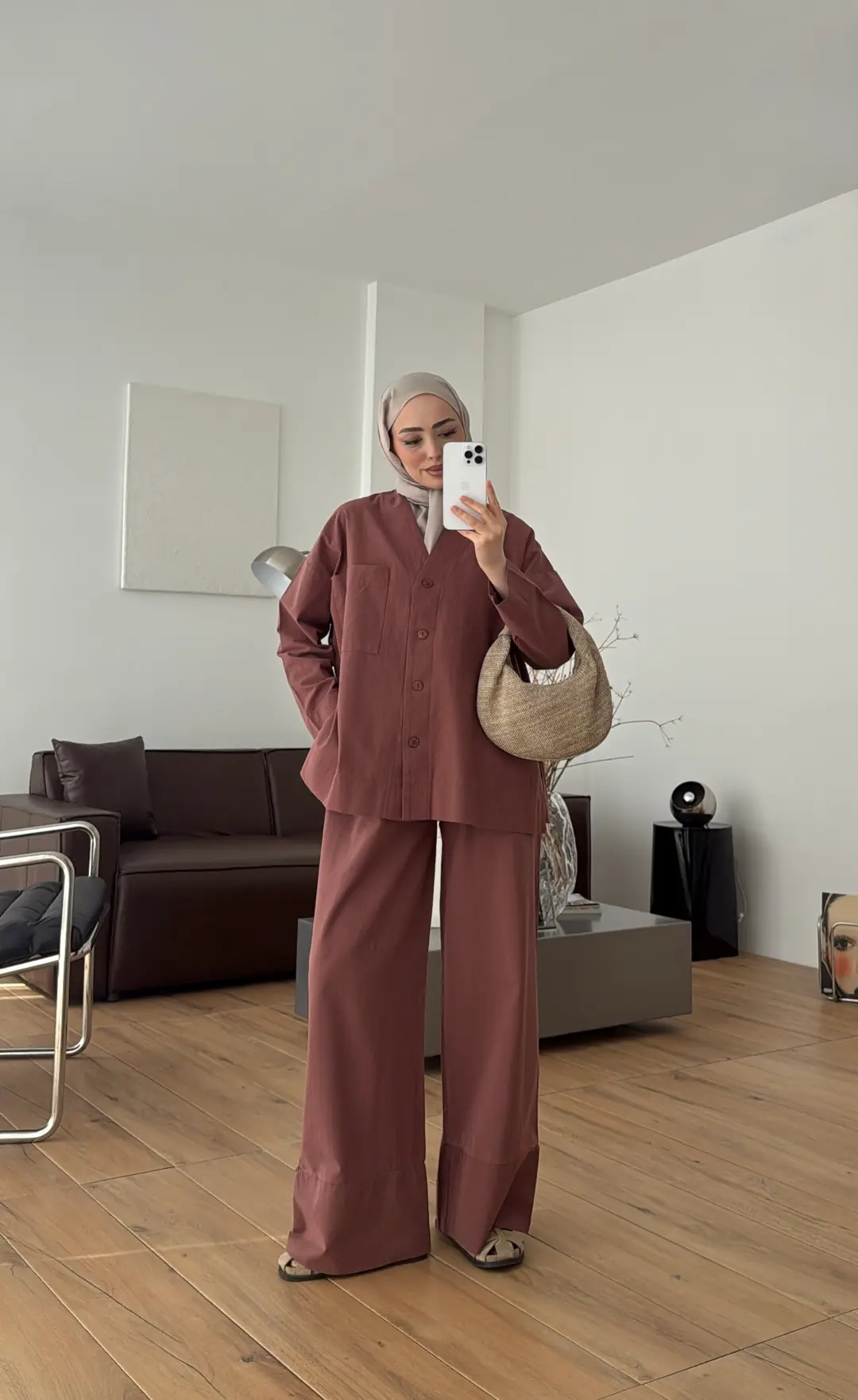 Bluz Pantolon Takım Kiremit