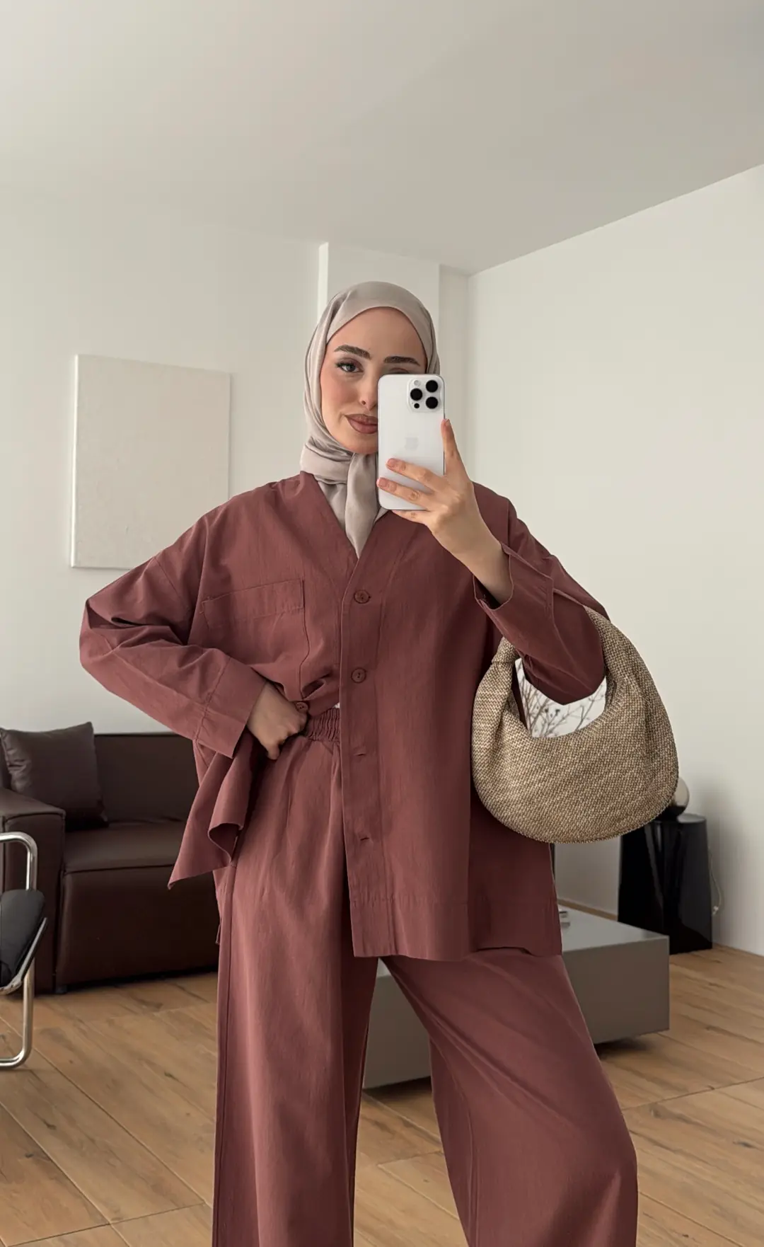 Bluz Pantolon Takım Kiremit