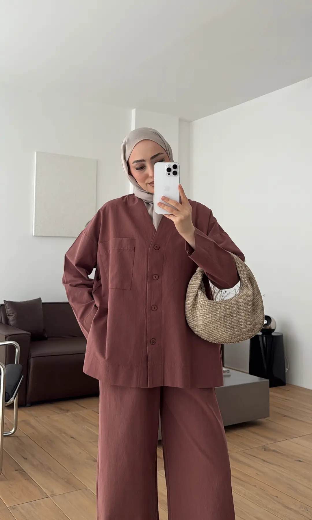 Bluz Pantolon Takım Kiremit