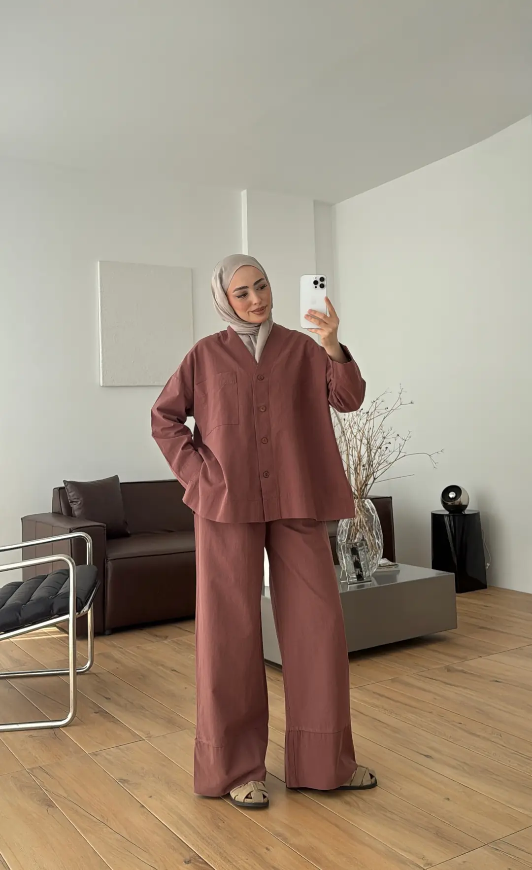 Bluz Pantolon Takım Kiremit