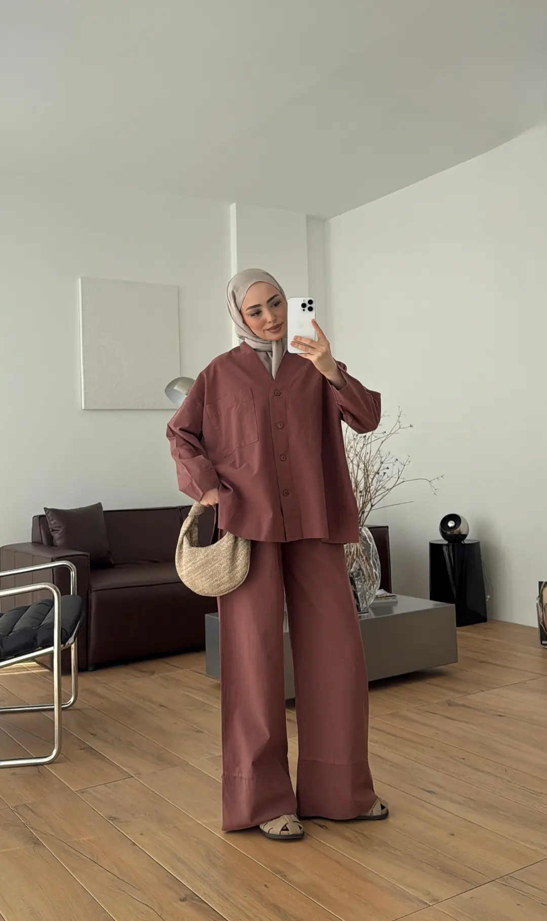 Bluz Pantolon Takım Kiremit