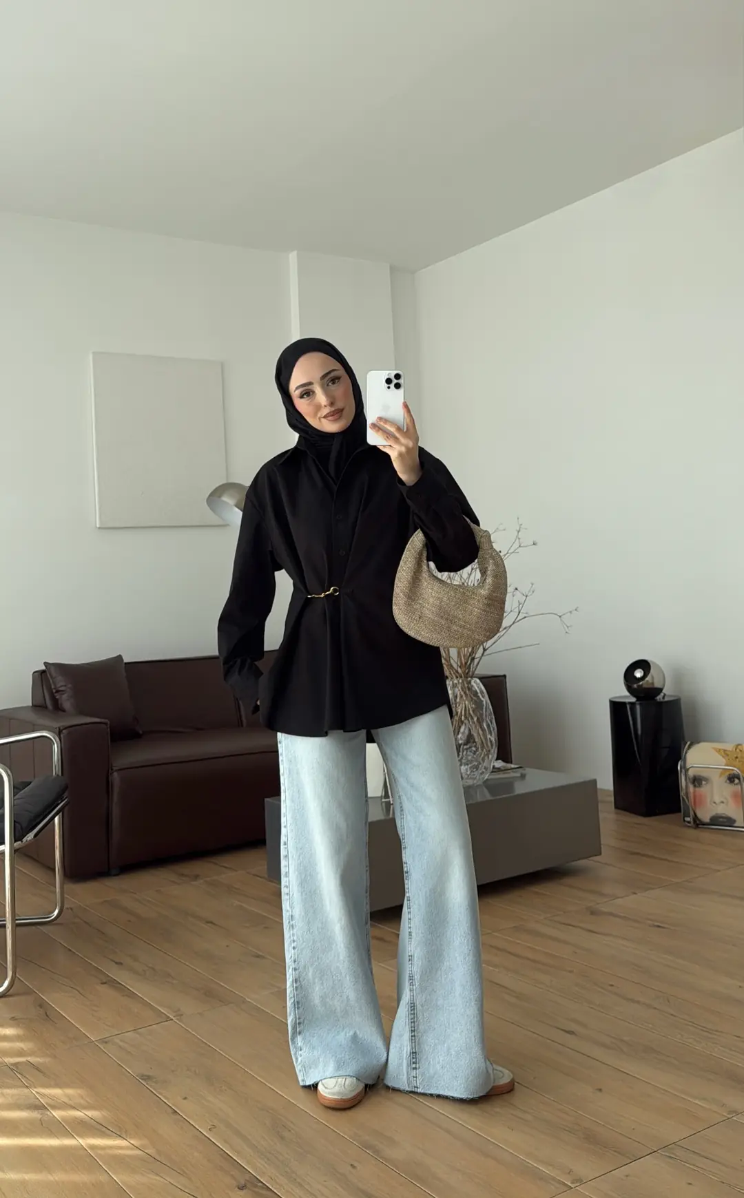 Tokalı Gömlek Siyah
