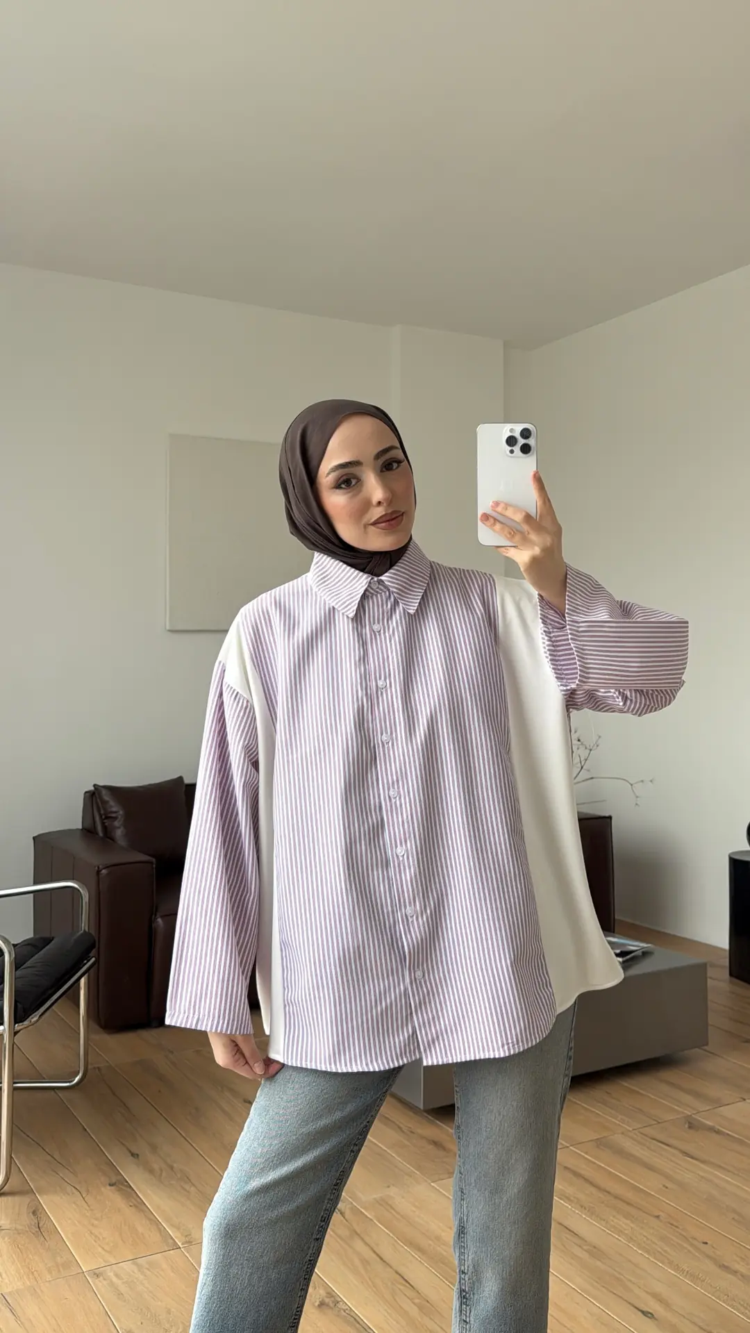 Garnili Bagcıklı Gömlek Pembe