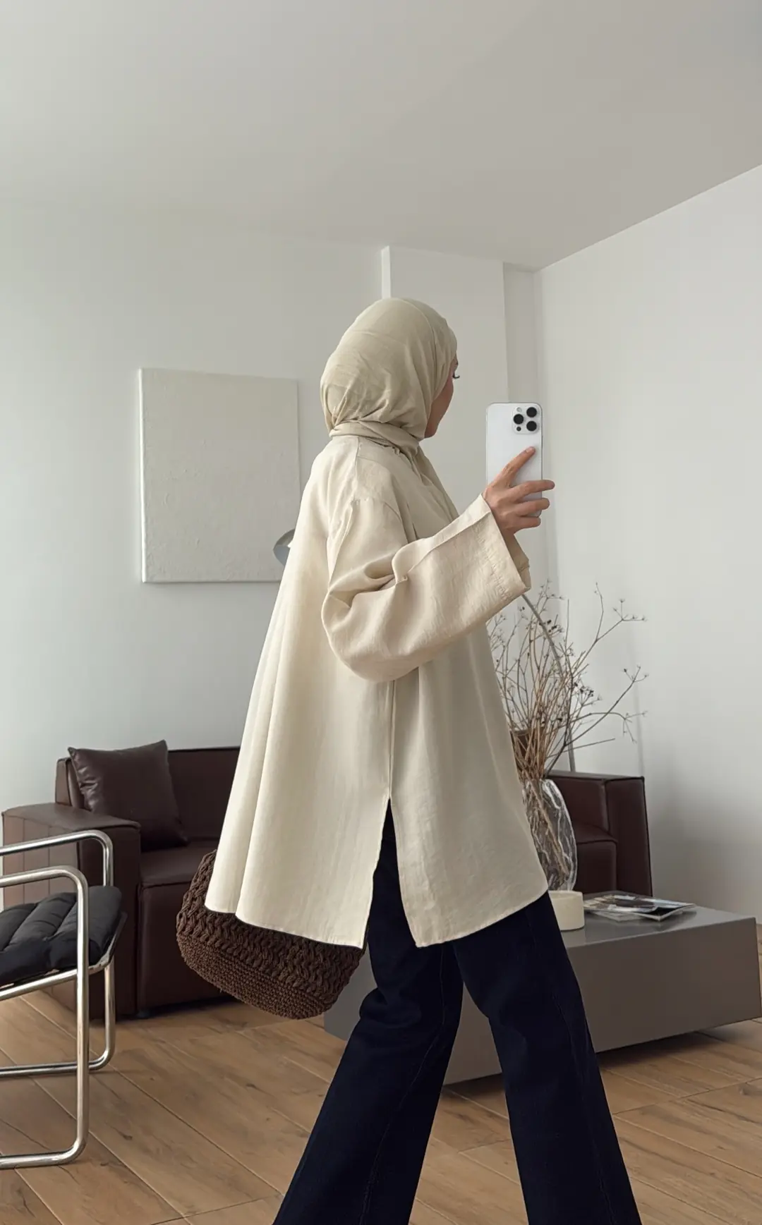 Yazlık Kimono Krem 
