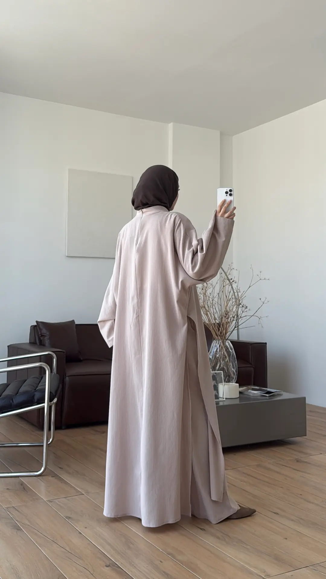 Sofia Keten Takım Bej