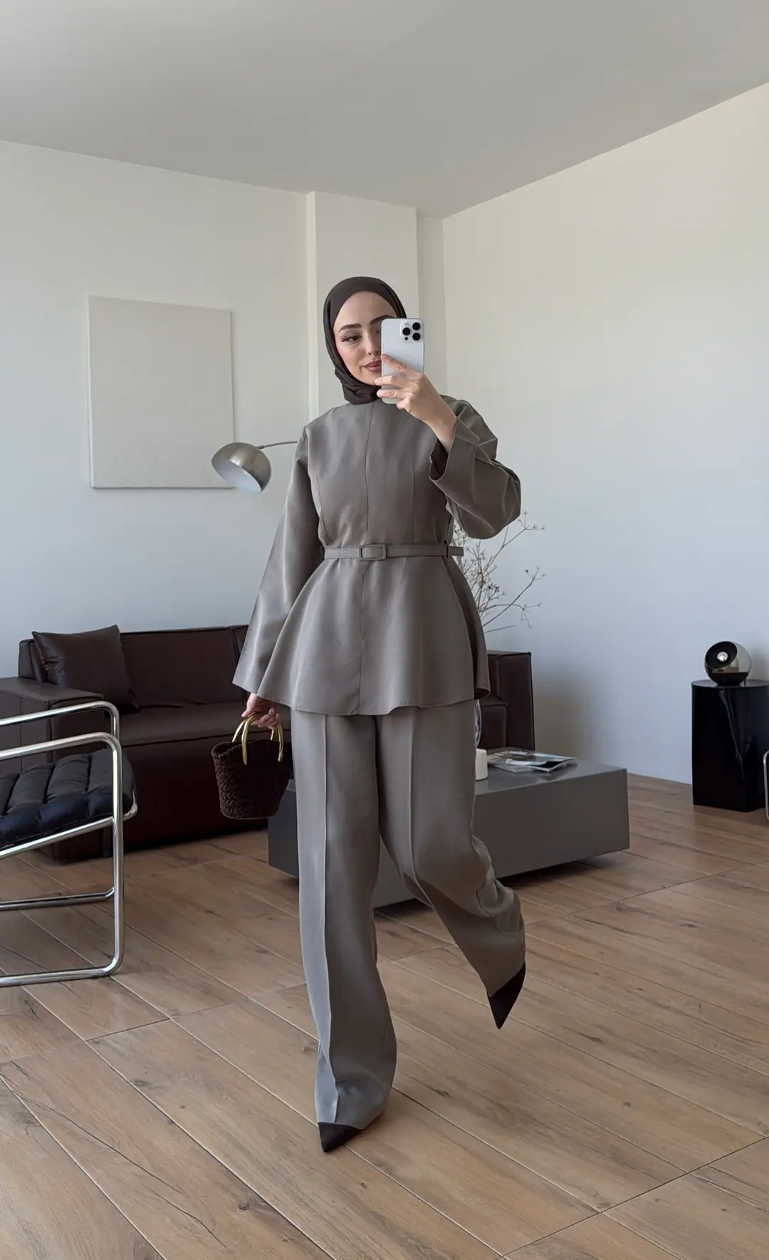 Kemerli Volanlı Takım Vizon