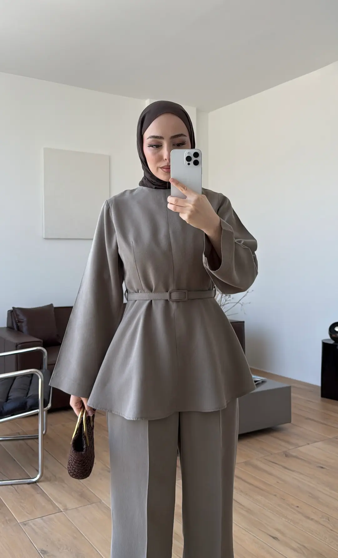 Kemerli Volanlı Takım Vizon