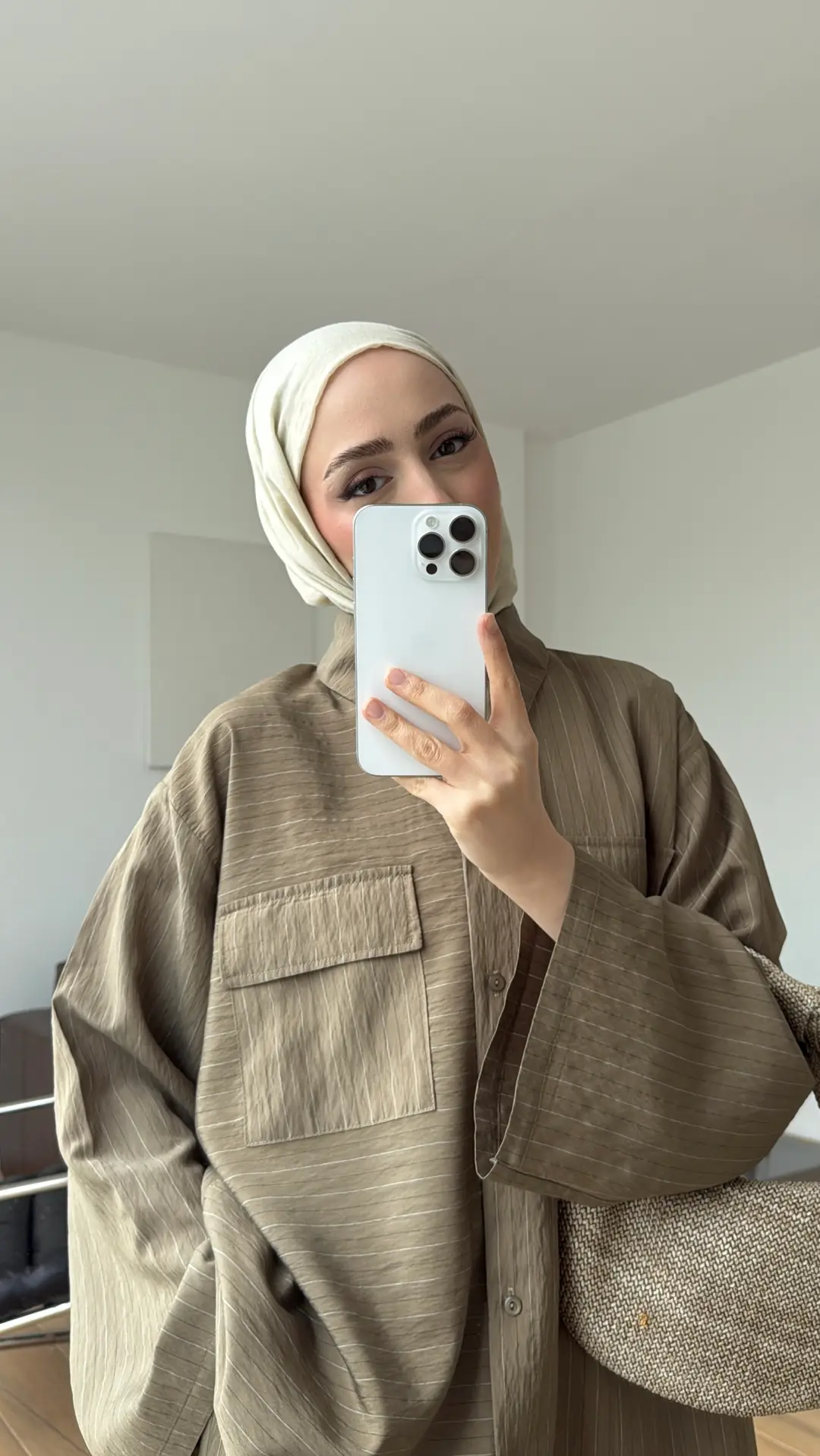 Cepli Çizgili Takım Haki