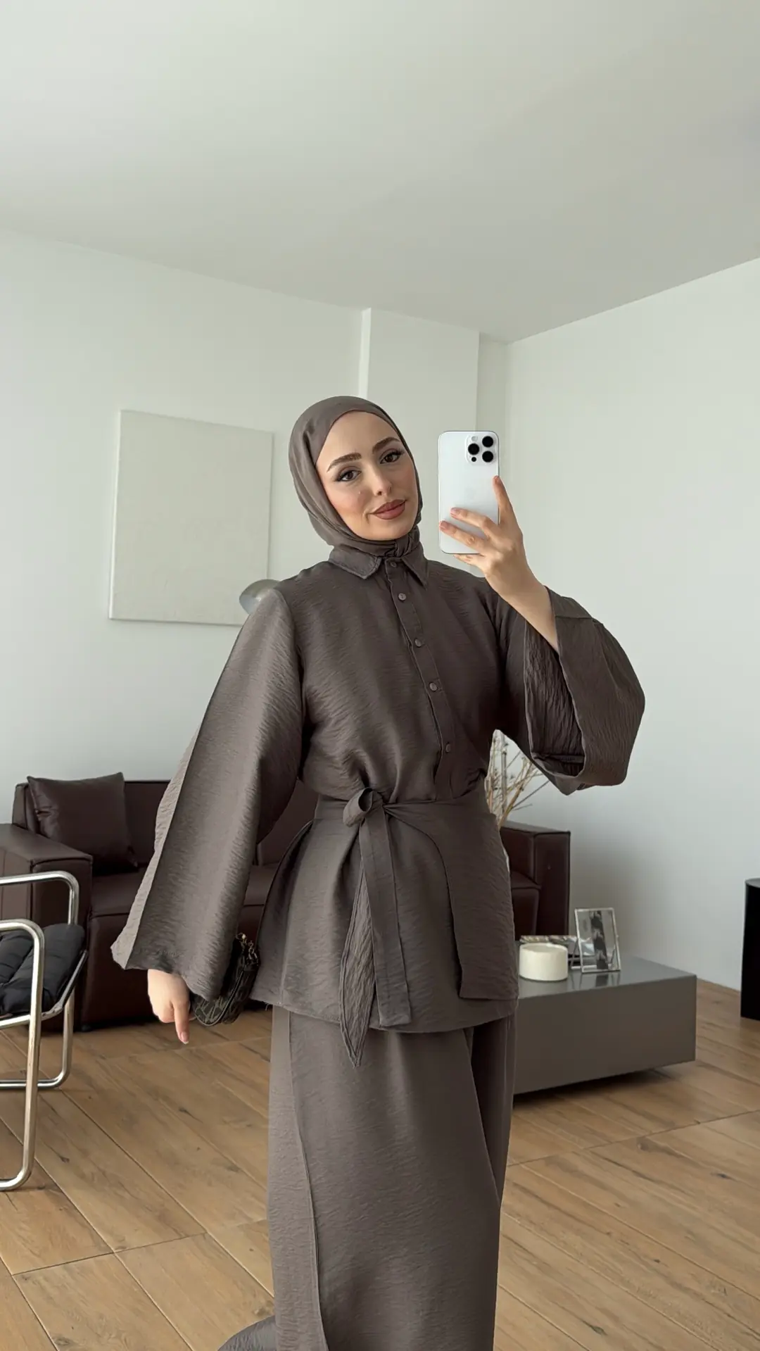 Risa Bel Detay Takım Vizon