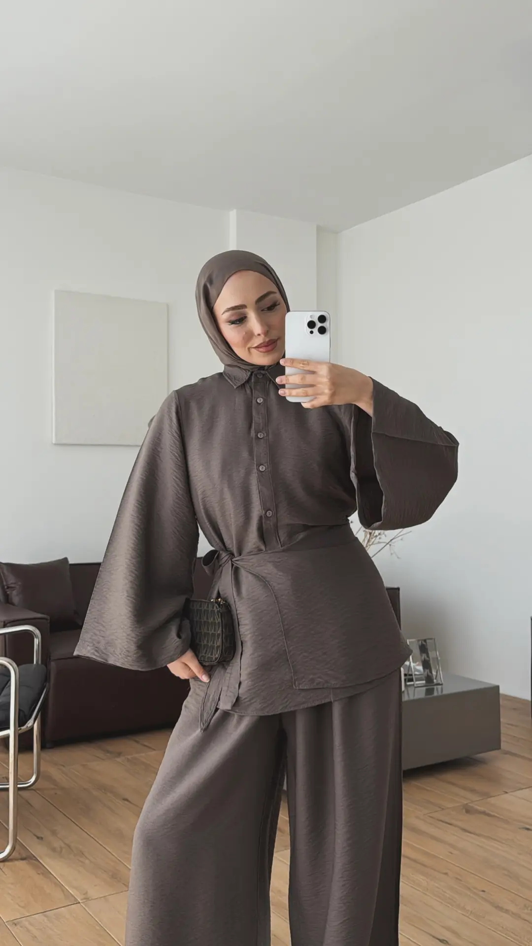 Risa Bel Detay Takım Vizon