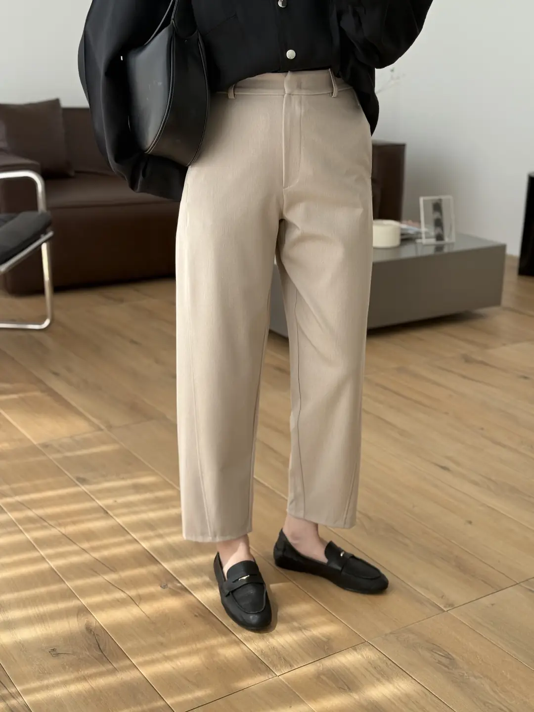 Carrot Kumaş Pantalon Bej 