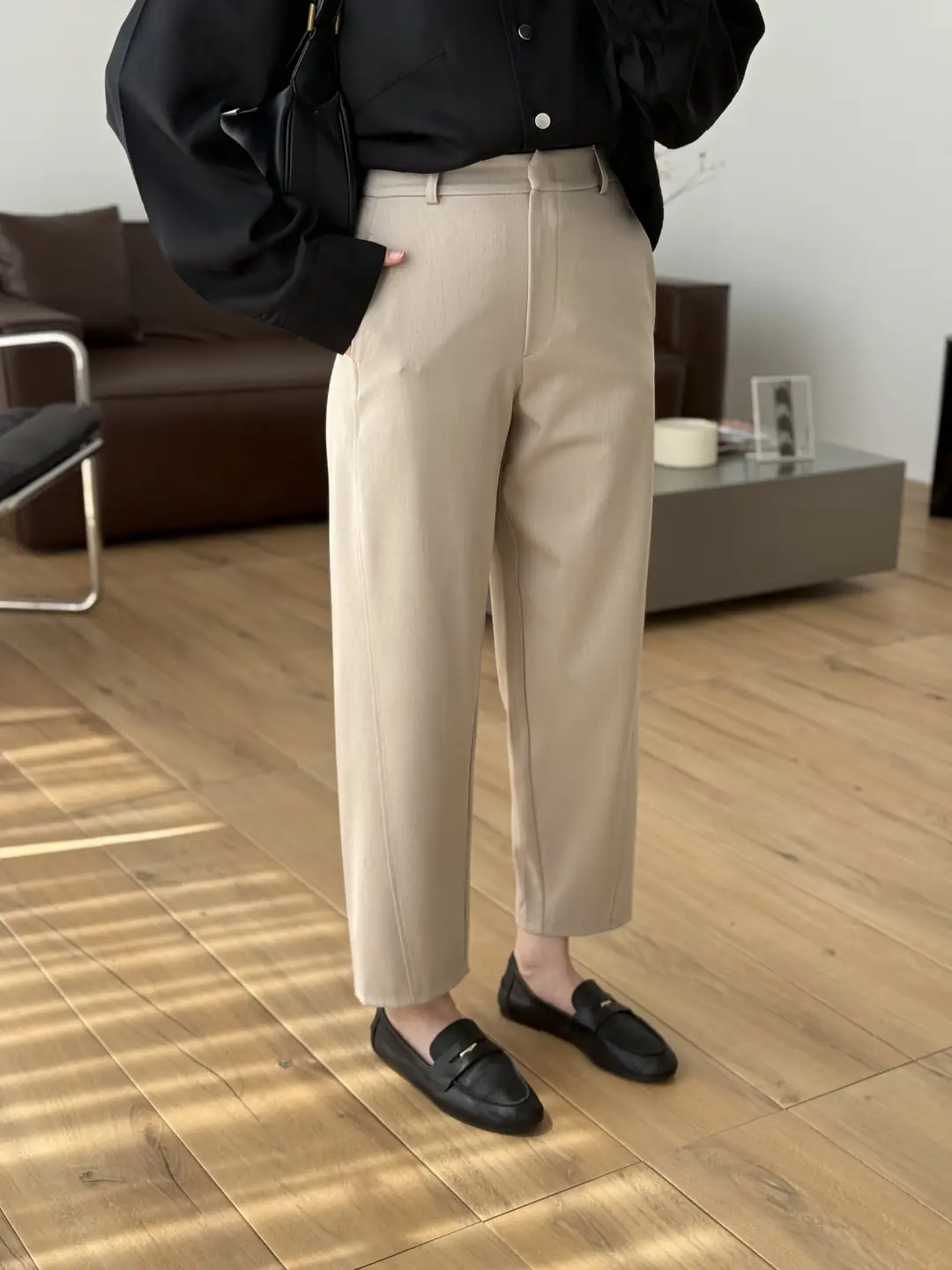 Carrot Kumaş Pantalon Bej 