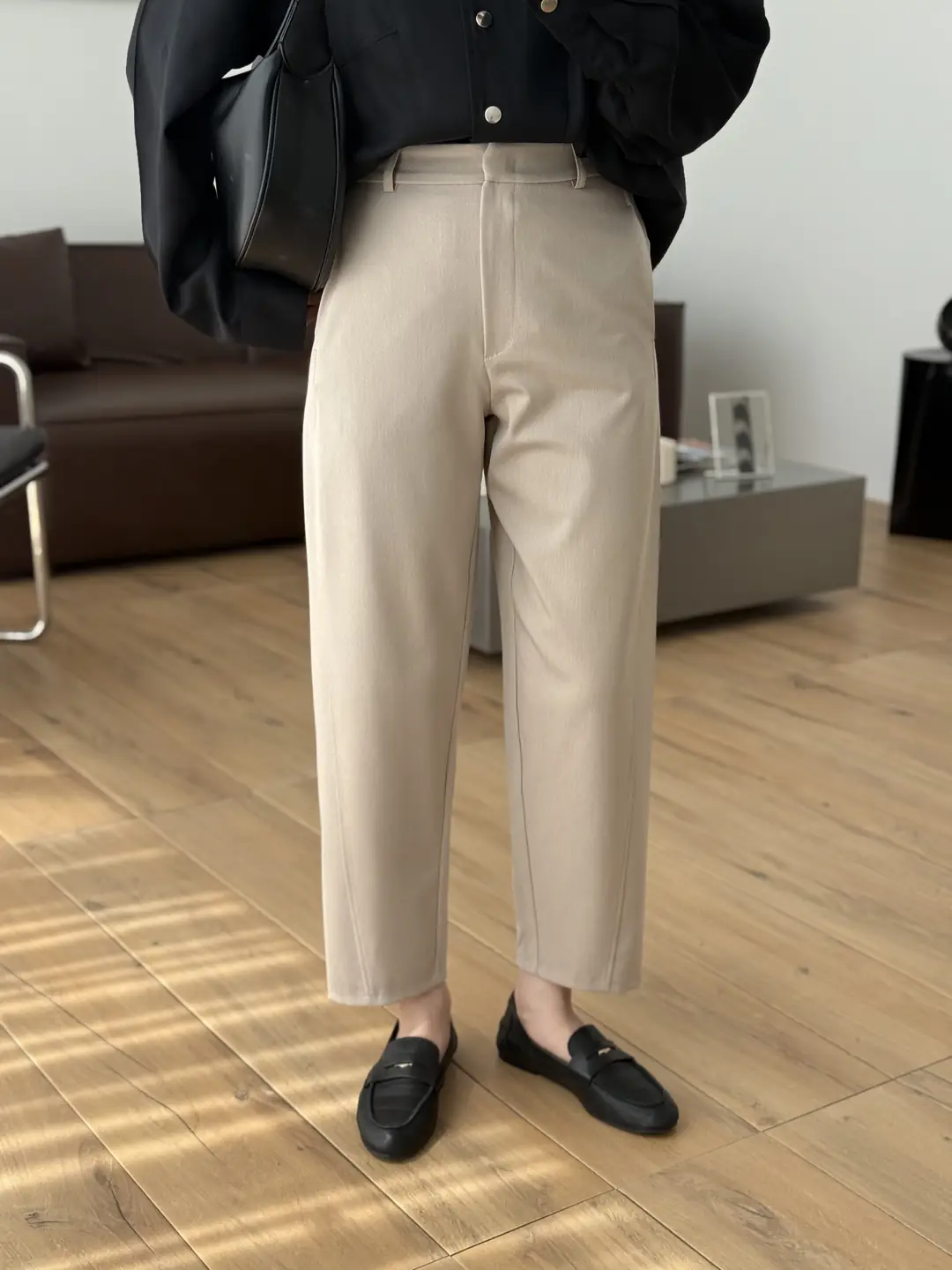 Carrot Kumaş Pantalon Bej 
