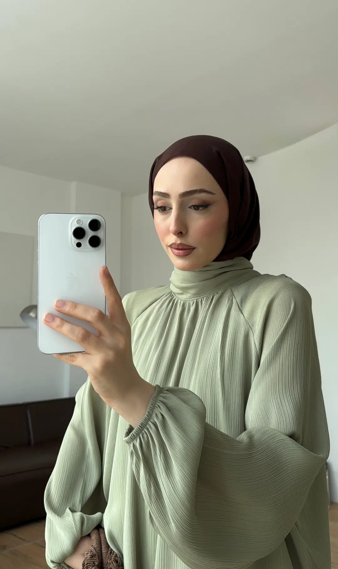 Krinkıl Atkılı Bluz Mint