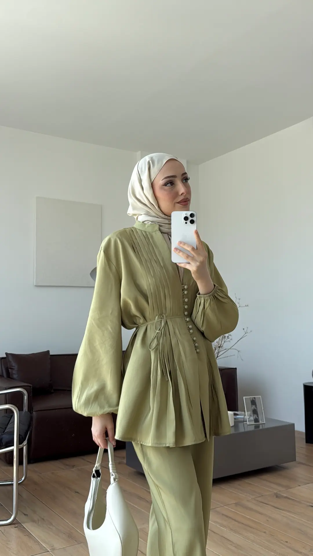 Nervürlü Takım Yeşil