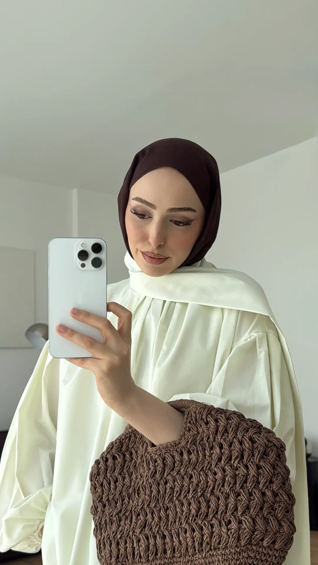 Şallı Pileli Bluz