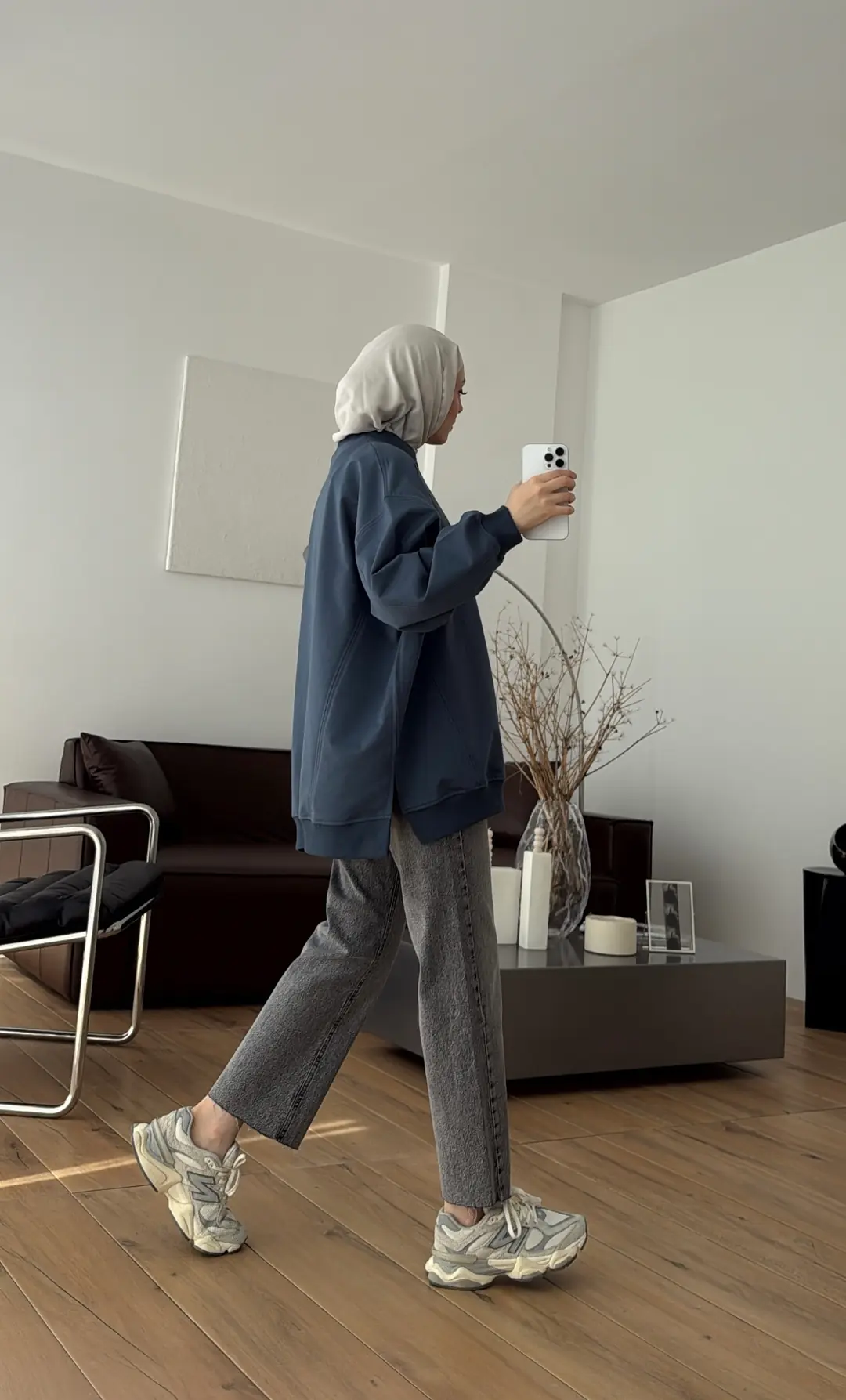 İki İplik Sweat Lacivert